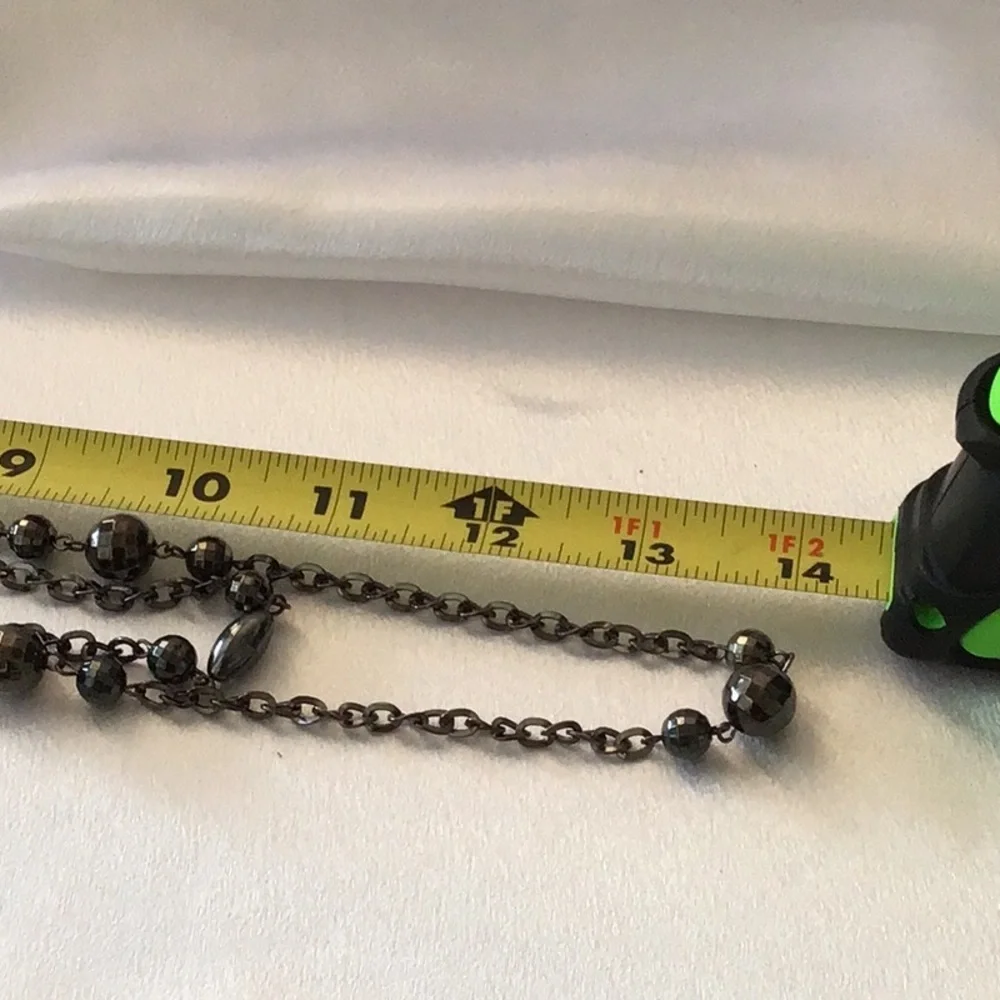 Premier‎ Design Necklace with black chain & black beading. - Picture 4 of 4